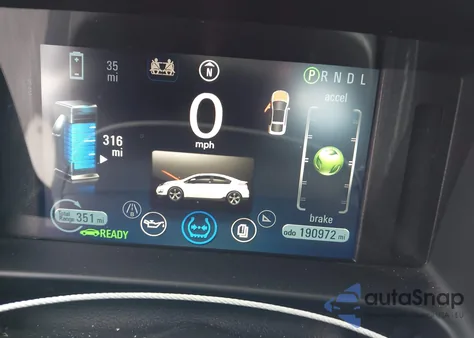 2012 Chevrolet Volt из США, поврежденный, VIN 1G1RH6E44CU122025